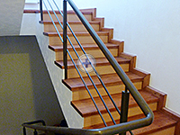 лестница с обшивкой